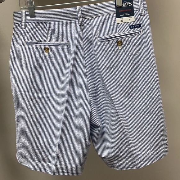 SZ 32 Chaps Seersucker Shorts - Picture 5 of 9